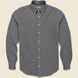 Shetland Flannel Shirt - Grey - Gitman Vintage - STAG Provisions - Tops - L/S Woven - Solid