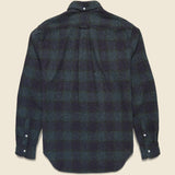 Brushed Cotton Plaid Shirt - Navy - Gitman Vintage - STAG Provisions - Tops - L/S Woven - Plaid