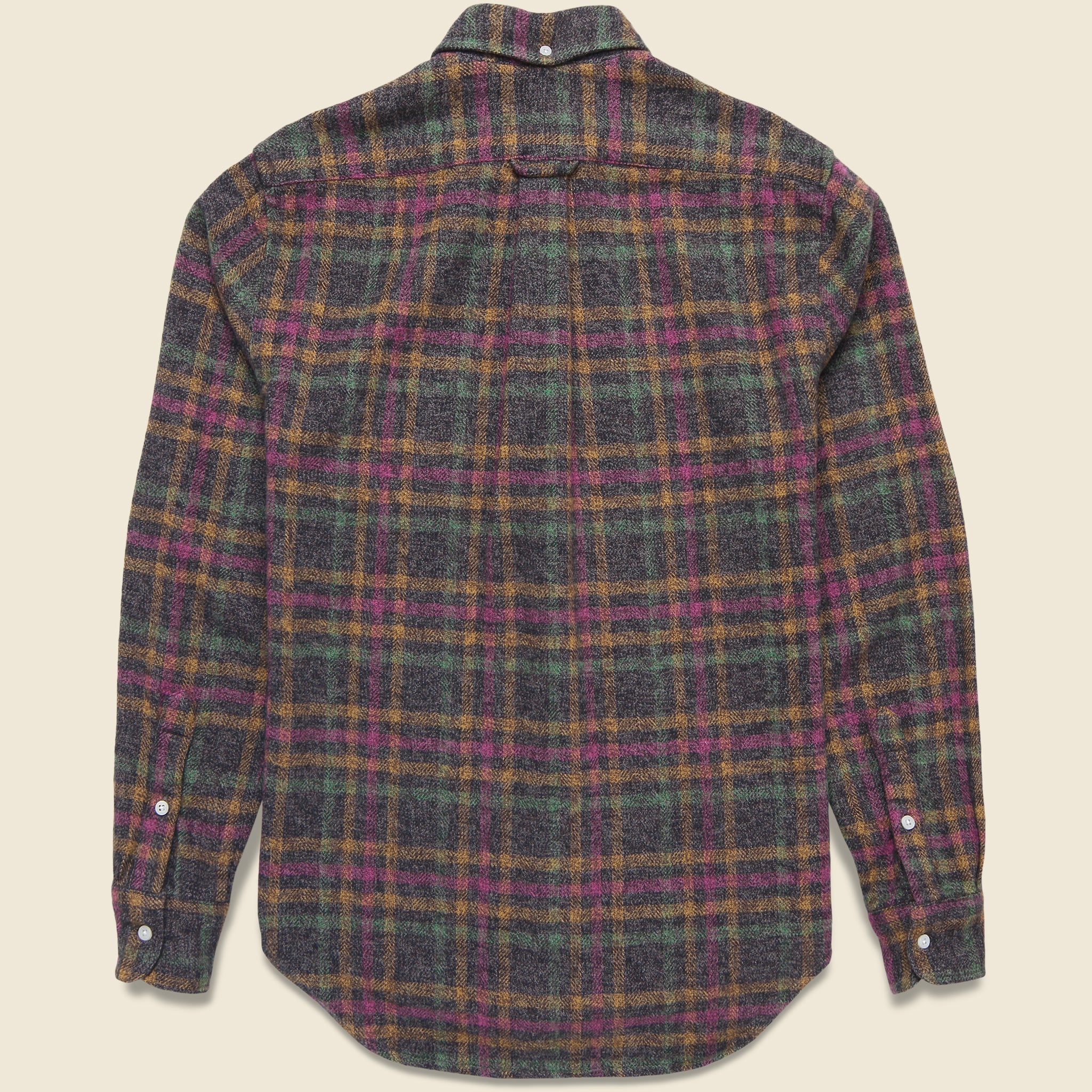 
                          Brushed Cotton Check Shirt - Pink/Orange - Gitman Vintage - STAG Provisions - Tops - L/S Woven - Plaid
                        