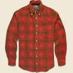 Corduroy Check Shirt - Red - Gitman Vintage - STAG Provisions - Tops - L/S Woven - Corduroy