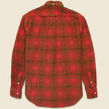Corduroy Check Shirt - Red - Gitman Vintage - STAG Provisions - Tops - L/S Woven - Corduroy