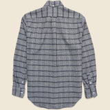 Heavy Pique Flannel - Black - Gitman Vintage - STAG Provisions - Tops - L/S Woven - Plaid