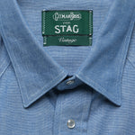 Howdy Embroidered Chambray Western Shirt - Chambray - Gitman Vintage - STAG Provisions - Tops - L/S Woven - Other Pattern
