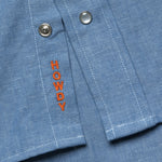 Howdy Embroidered Chambray Western Shirt - Chambray - Gitman Vintage - STAG Provisions - Tops - L/S Woven - Other Pattern