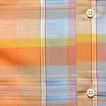 Ghost Weave Camp Shirt - Orange - Gitman Vintage - STAG Provisions - Tops - S/S Woven - Plaid