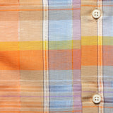 Ghost Weave Camp Shirt - Orange - Gitman Vintage - STAG Provisions - Tops - S/S Woven - Plaid