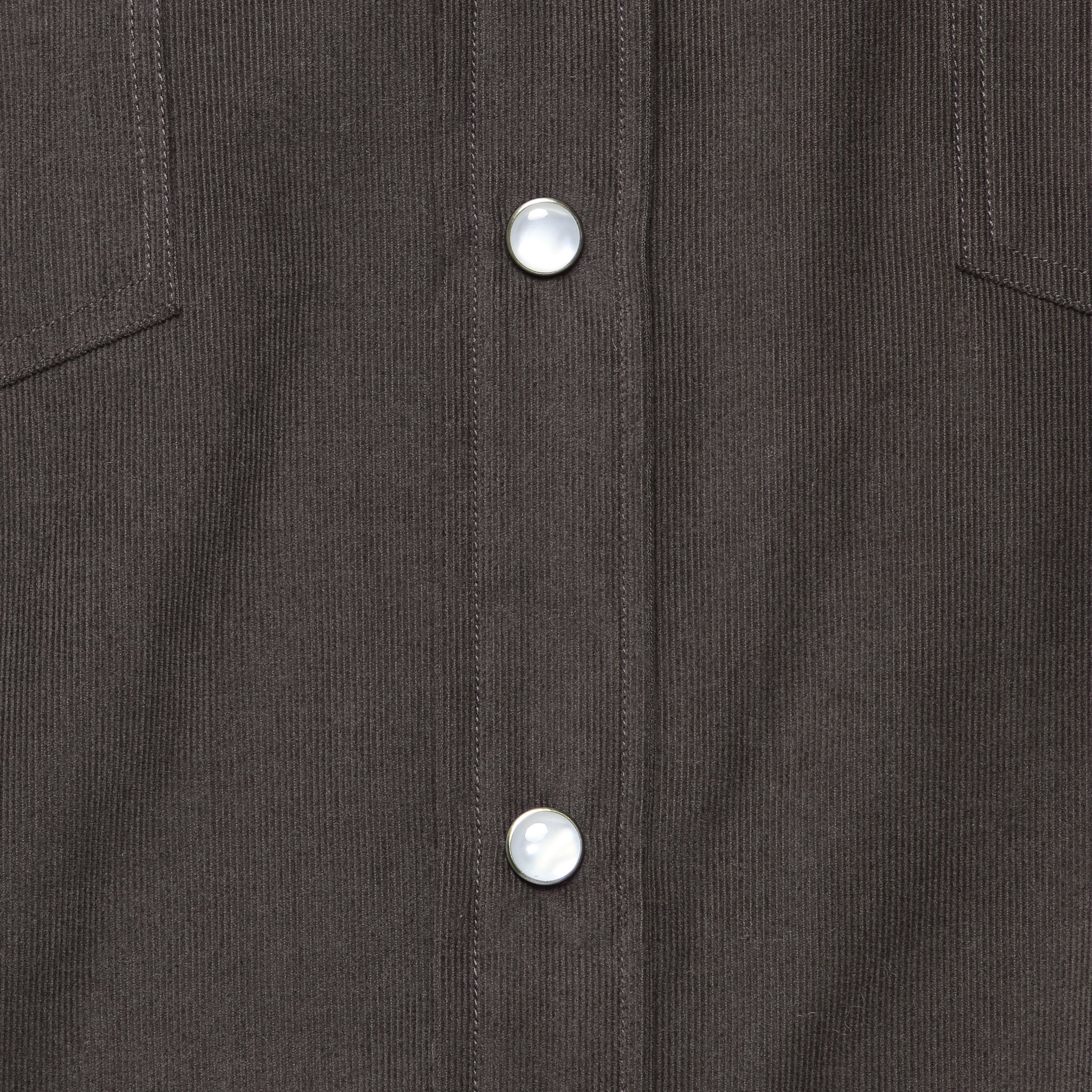 
                          Micro Corduroy Western Shirt - Brown - Hamilton Shirt Co. - STAG Provisions - Tops - L/S Woven - Corduroy
                        