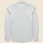 Micro Corduroy Western Shirt - Dove Grey - Hamilton Shirt Co. - STAG Provisions - Tops - L/S Woven - Corduroy