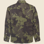 Herringbone Twill Westerm Shirt - Camo - Hamilton Shirt Co. - STAG Provisions - Tops - L/S Woven - Other Pattern