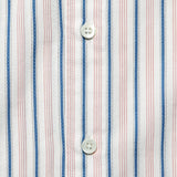 Textured Stripe Shirt - White/Cobalt/Dusty Rose - Hamilton Shirt Co. - STAG Provisions - Tops - L/S Woven - Stripe