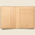 Bi-Fold Card Case - Natural - Il Bussetto - STAG Provisions - Accessories - Wallets