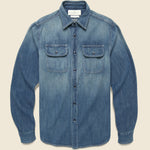Earl Selvedge Denim Shirt - Washed Indigo - Imogene + Willie - STAG Provisions - Tops - L/S Woven - Solid