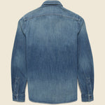 Earl Selvedge Denim Shirt - Washed Indigo - Imogene + Willie - STAG Provisions - Tops - L/S Woven - Solid