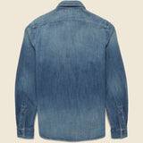 Earl Selvedge Denim Shirt - Washed Indigo - Imogene + Willie - STAG Provisions - Tops - L/S Woven - Solid
