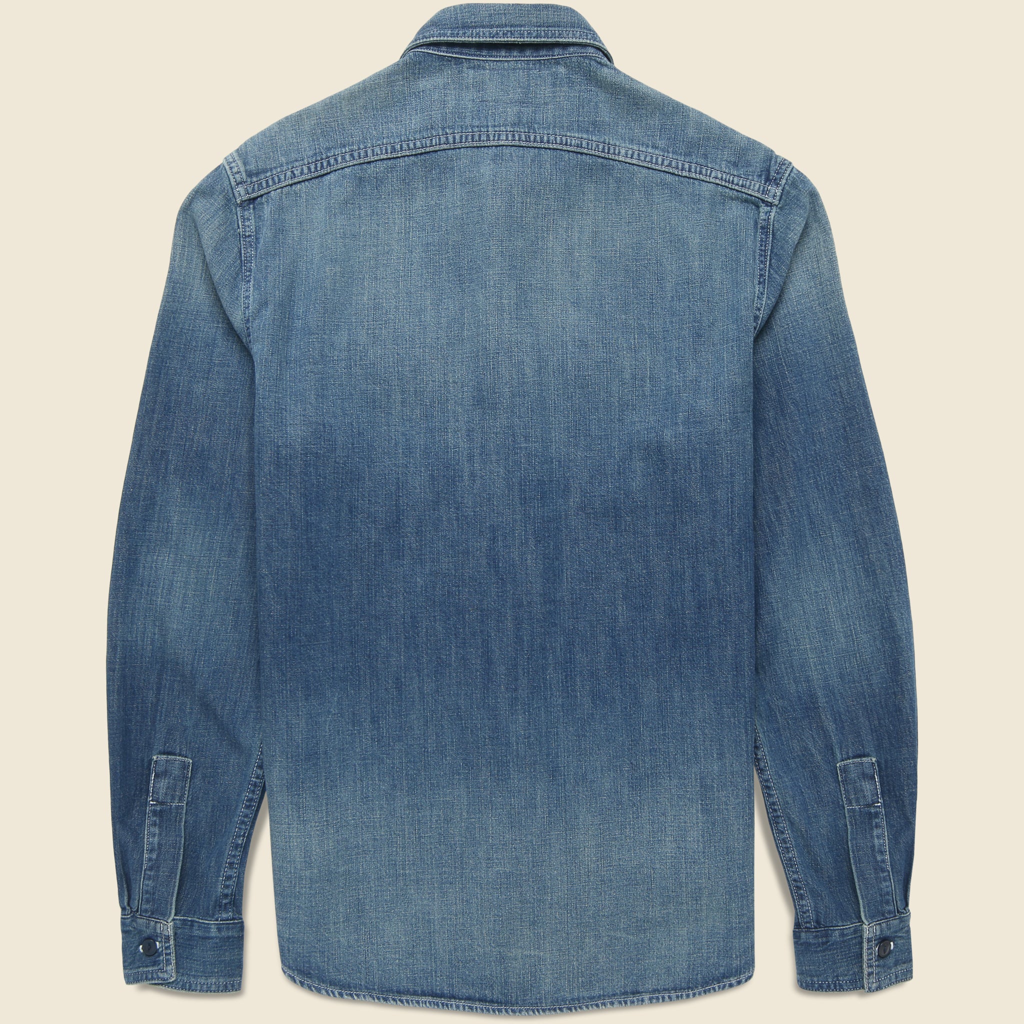 Earl Selvedge Denim Shirt - Washed Indigo - Imogene + Willie - STAG Provisions - Tops - L/S Woven - Solid