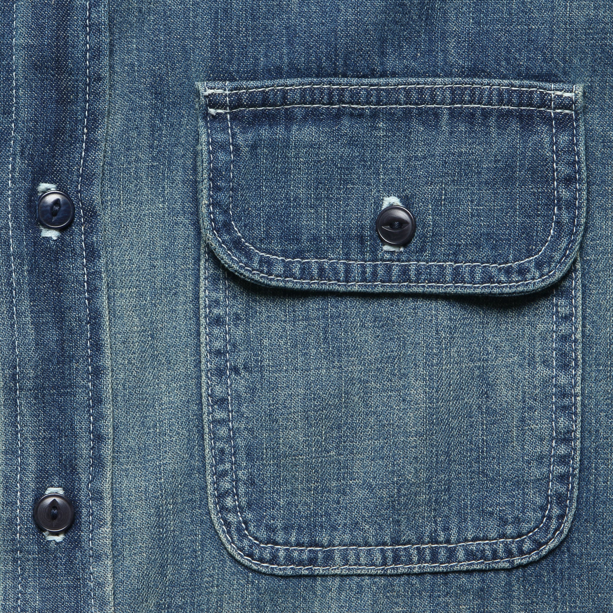 
                          Earl Selvedge Denim Shirt - Washed Indigo - Imogene + Willie - STAG Provisions - Tops - L/S Woven - Solid
                        