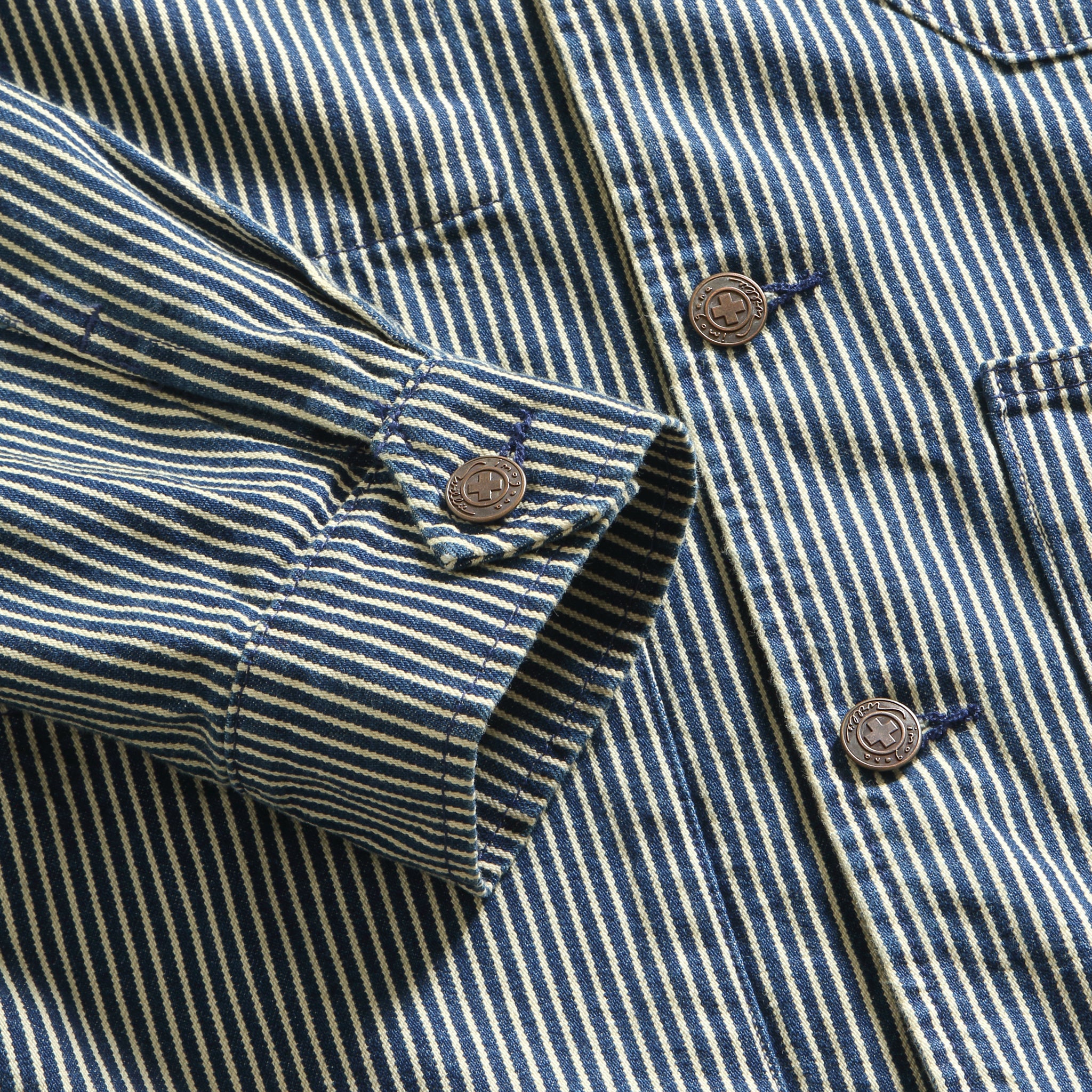 
                          Utility Coat - Hickory Stripe - Imogene + Willie - STAG Provisions - Outerwear - Coat / Jacket
                        