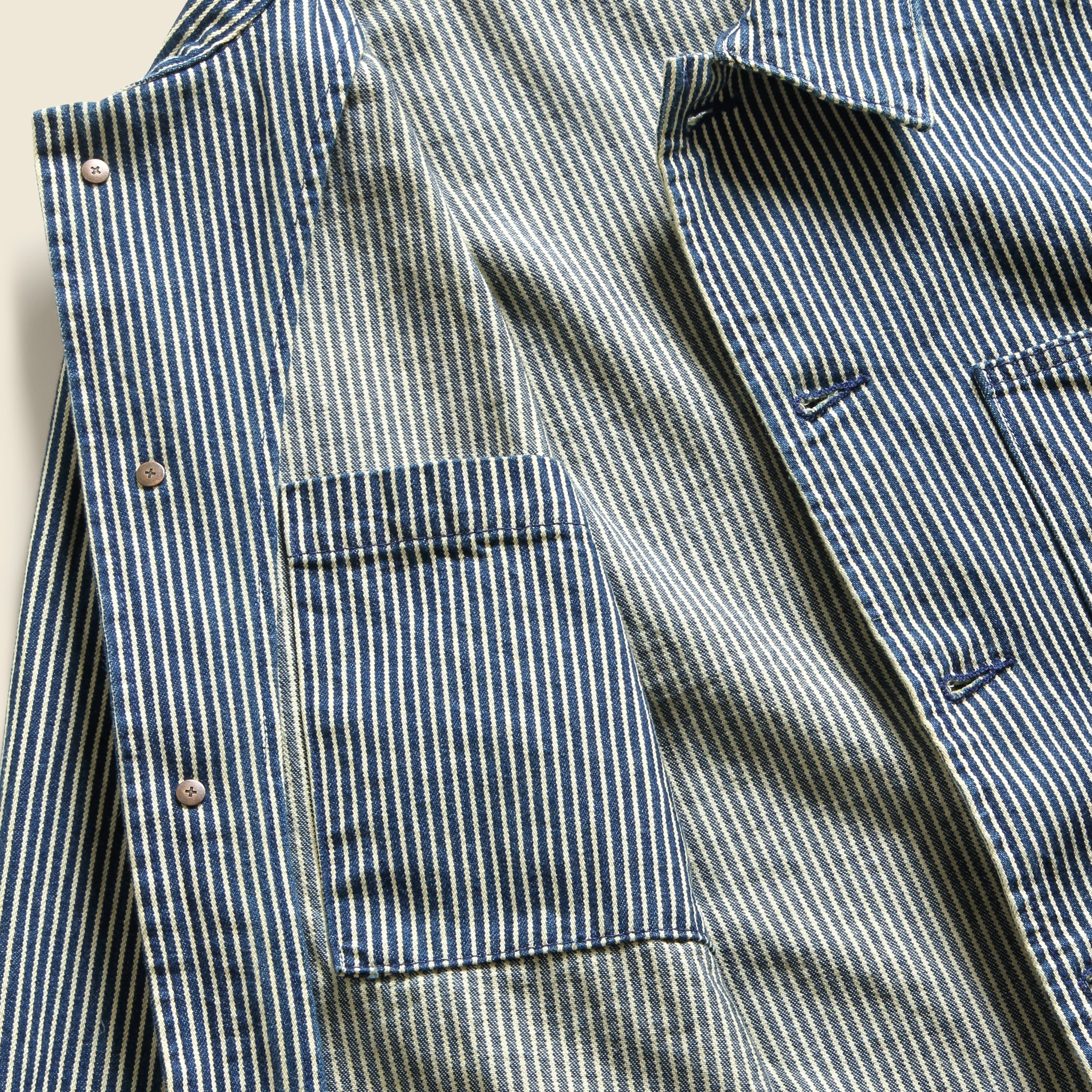 Utility Coat - Hickory Stripe - Imogene + Willie - STAG Provisions - Outerwear - Coat / Jacket