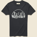 Nashville Skyline Tee - Black - Imogene + Willie - STAG Provisions - Tops - S/S Tee - Graphic