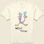 West Texas Roadrunner Tee - Vintage White - Imogene + Willie - STAG Provisions - Tops - S/S Tee - Graphic