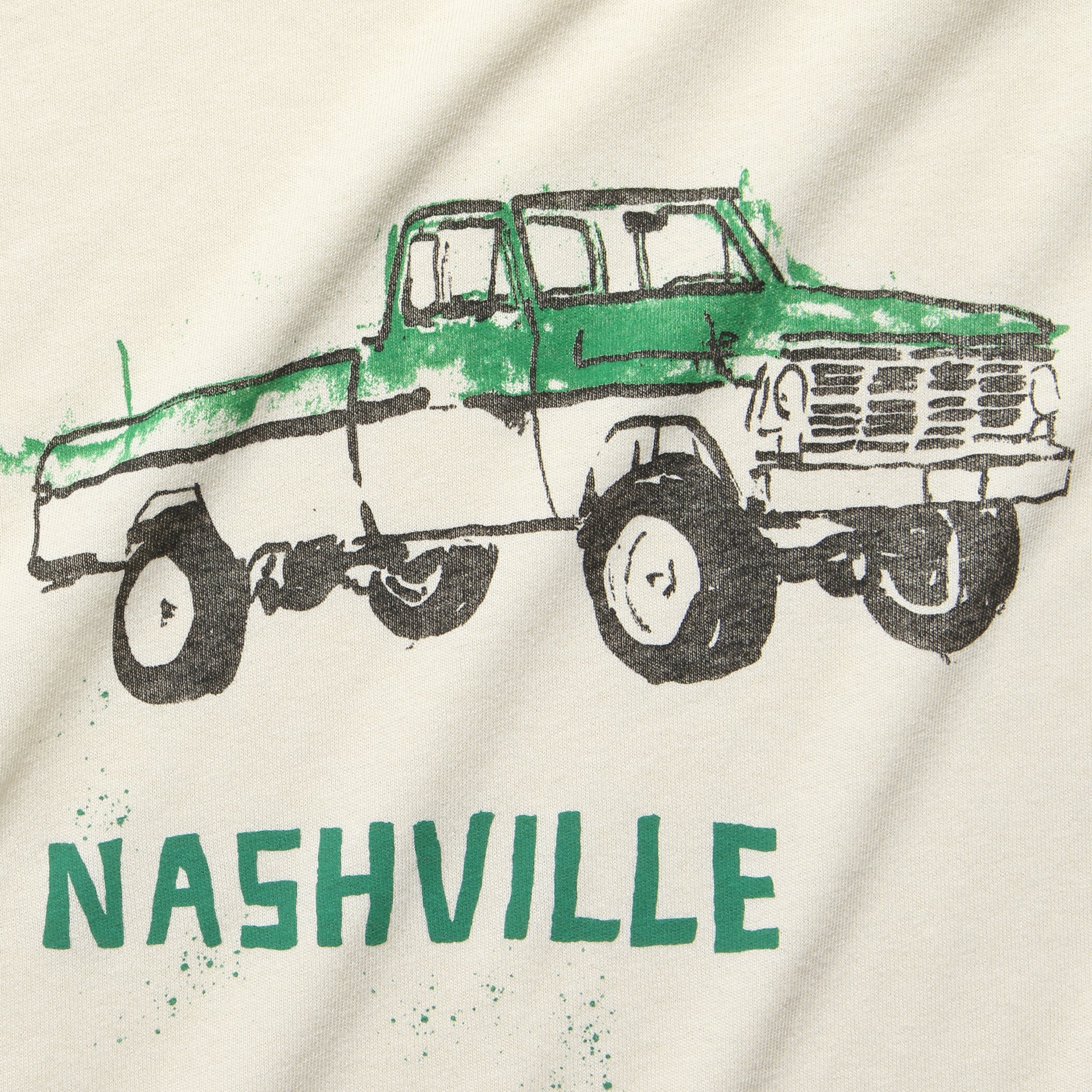 Nashville Truck Tee - Vintage White - Imogene + Willie - STAG Provisions - Tops - S/S Tee - Graphic
