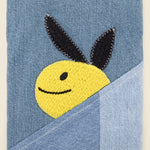 Denim Reconstructed KESA Scarf(CONEYBOWY Embroidery) - Indigo - Kapital - STAG Provisions - Accessories - Scarves