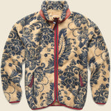Damask Fleece Zip Blouson - Beige - Kapital - STAG Provisions - Outerwear - Coat / Jacket