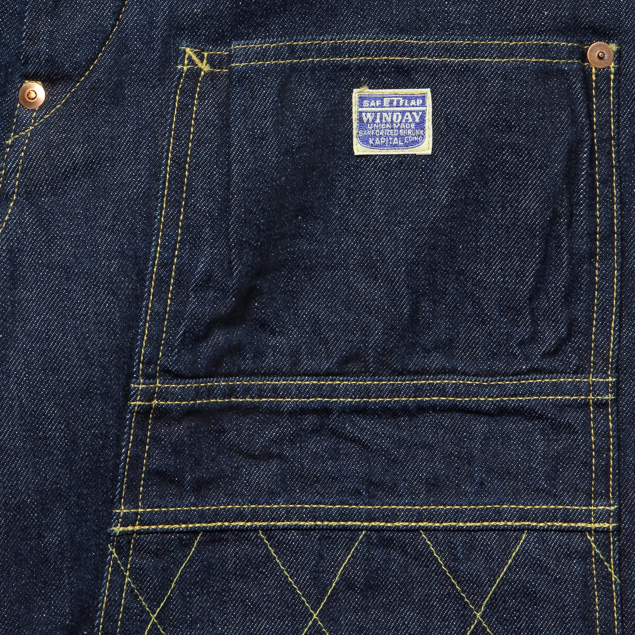 Denim Lumber Pants - Indigo - Kapital - STAG Provisions - Pants - Twill