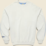 Bone Fleece Big Sweater - Ecru/Sax - Kapital - STAG Provisions - Tops - Fleece / Sweatshirt