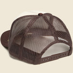 Denim Repair Track Cap - Ecru/Brown - Kapital - STAG Provisions - Accessories - Hats