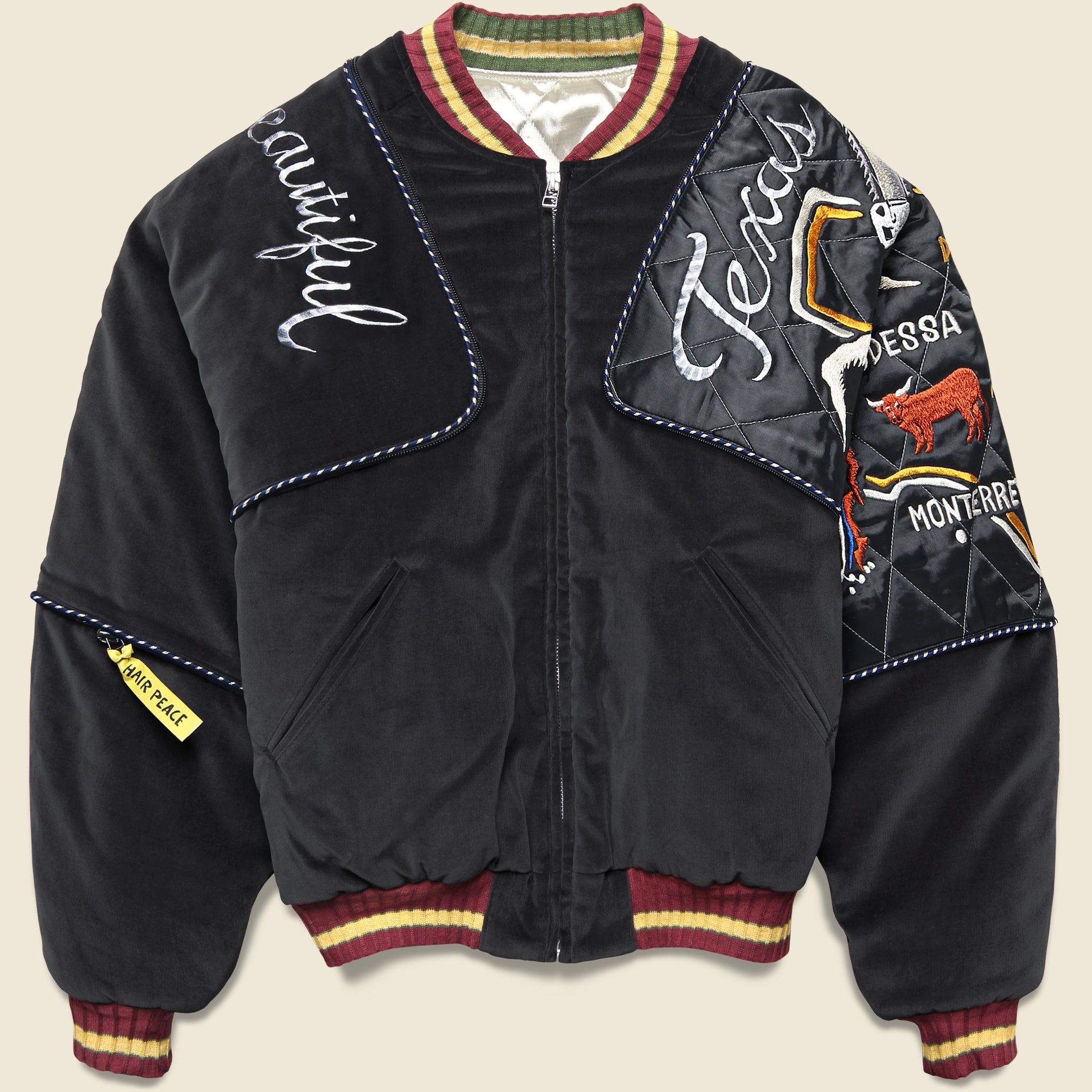 Velveteen Bomber Jacket - Beautiful Texas - Kapital - STAG Provisions - Outerwear - Coat / Jacket