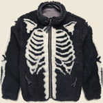 Bone Boa Fleece Blouson - Black - Kapital - STAG Provisions - Outerwear - Coat / Jacket