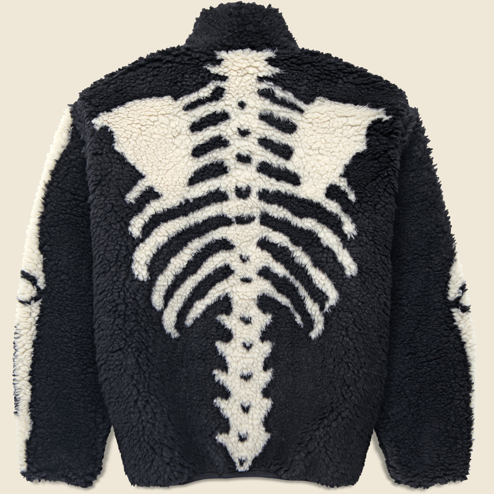 Bone Boa Fleece Blouson - Black - Kapital - STAG Provisions - Outerwear - Coat / Jacket