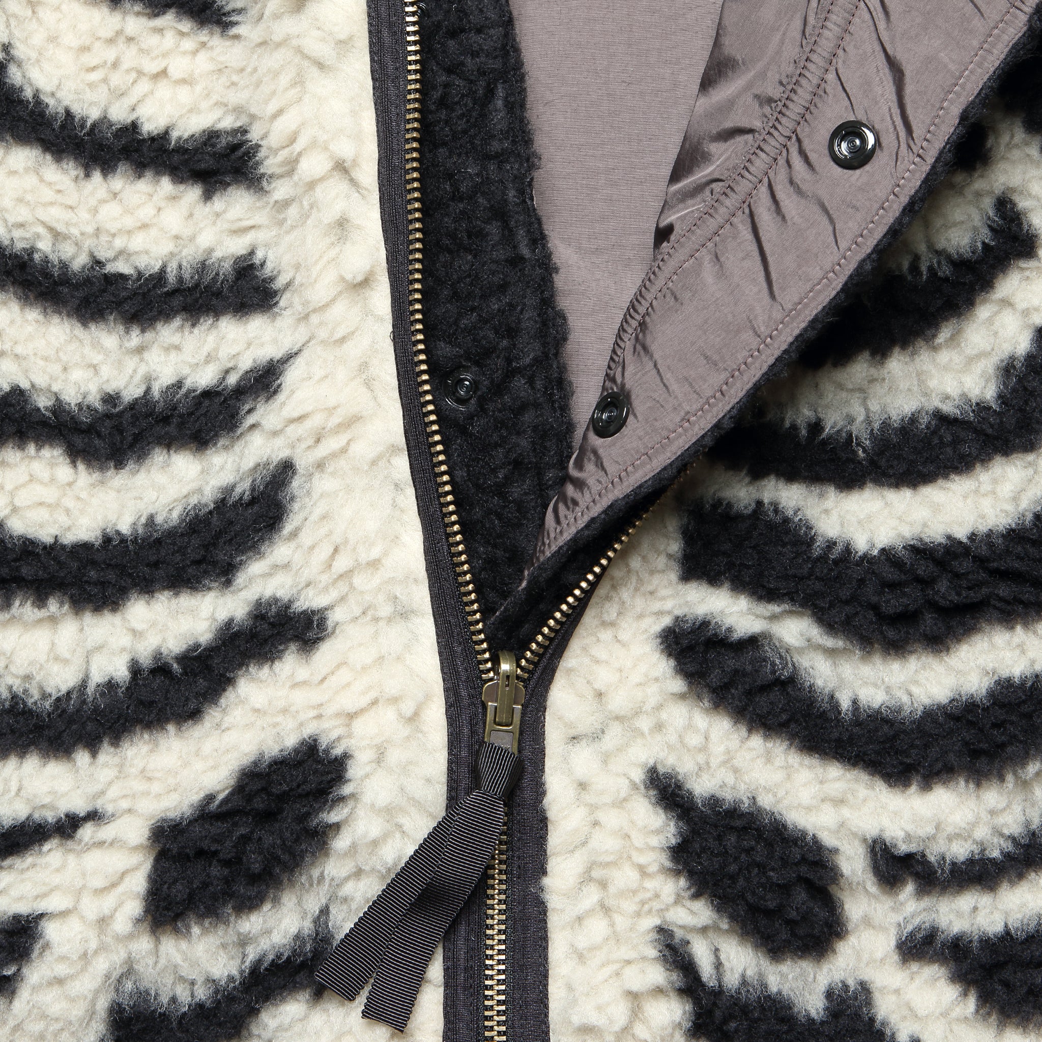 
                          Bone Boa Fleece Blouson - Black - Kapital - STAG Provisions - Outerwear - Coat / Jacket
                        