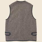 Beach Knit Sweater Vest - Charcoal - Kapital - STAG Provisions - Outerwear - Vest