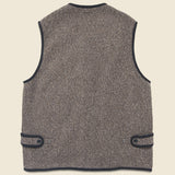 Beach Knit Sweater Vest - Charcoal - Kapital - STAG Provisions - Outerwear - Vest