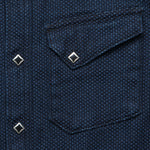 Sashiko Western Shirt - Indigo - Kapital - STAG Provisions - Tops - L/S Woven - Solid