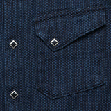 Sashiko Western Shirt - Indigo - Kapital - STAG Provisions - Tops - L/S Woven - Solid