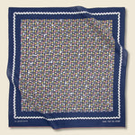 Skull & Flower Bandana - Navy - Kapital - STAG Provisions - Accessories - Bandanas
