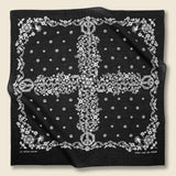 Fastcolor Selvedge Bandana (HIPPIE) - Black - Kapital - STAG Provisions - Accessories - Bandanas