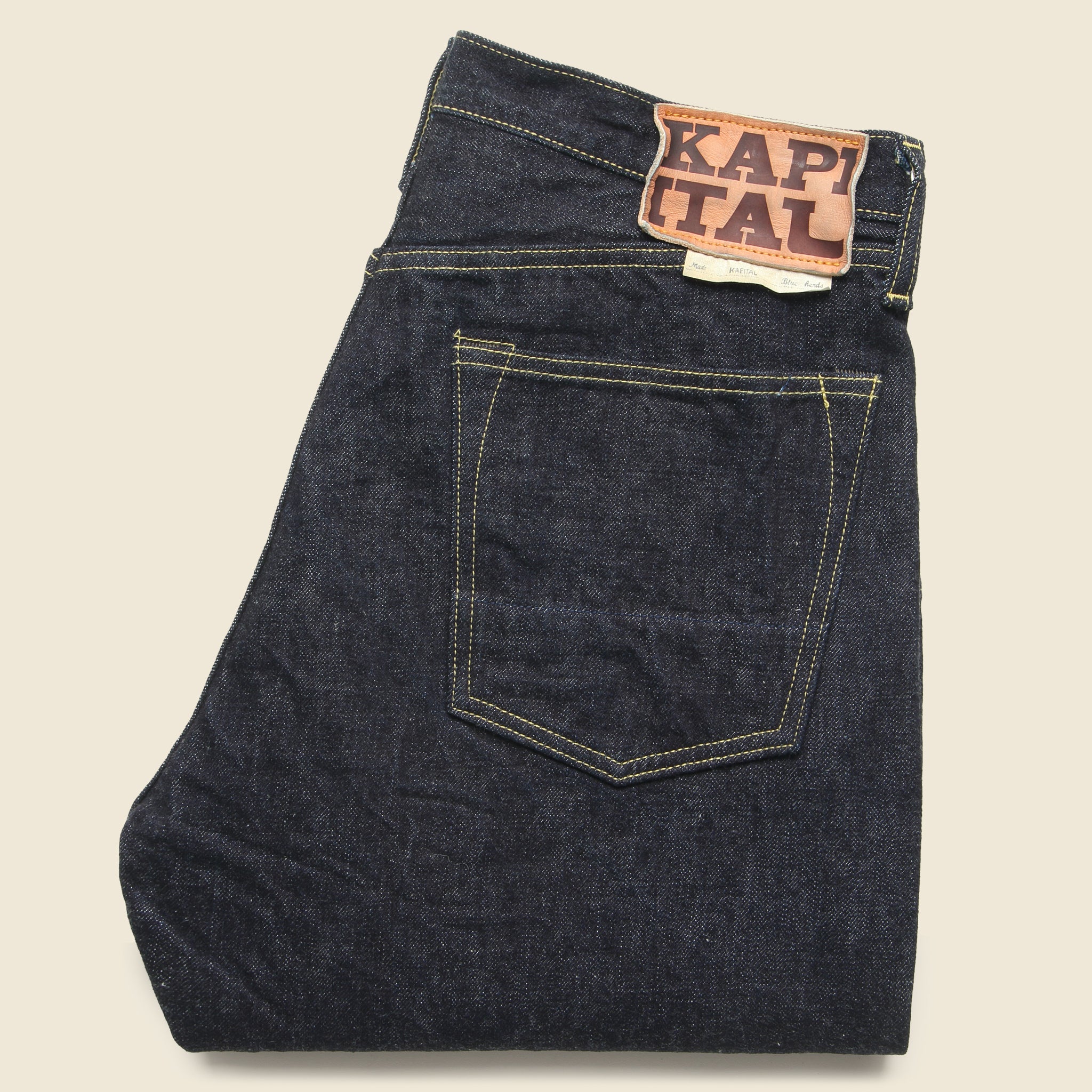 14oz Monkey Cisco Denim - One Wash - Kapital - STAG Provisions - Pants - Denim