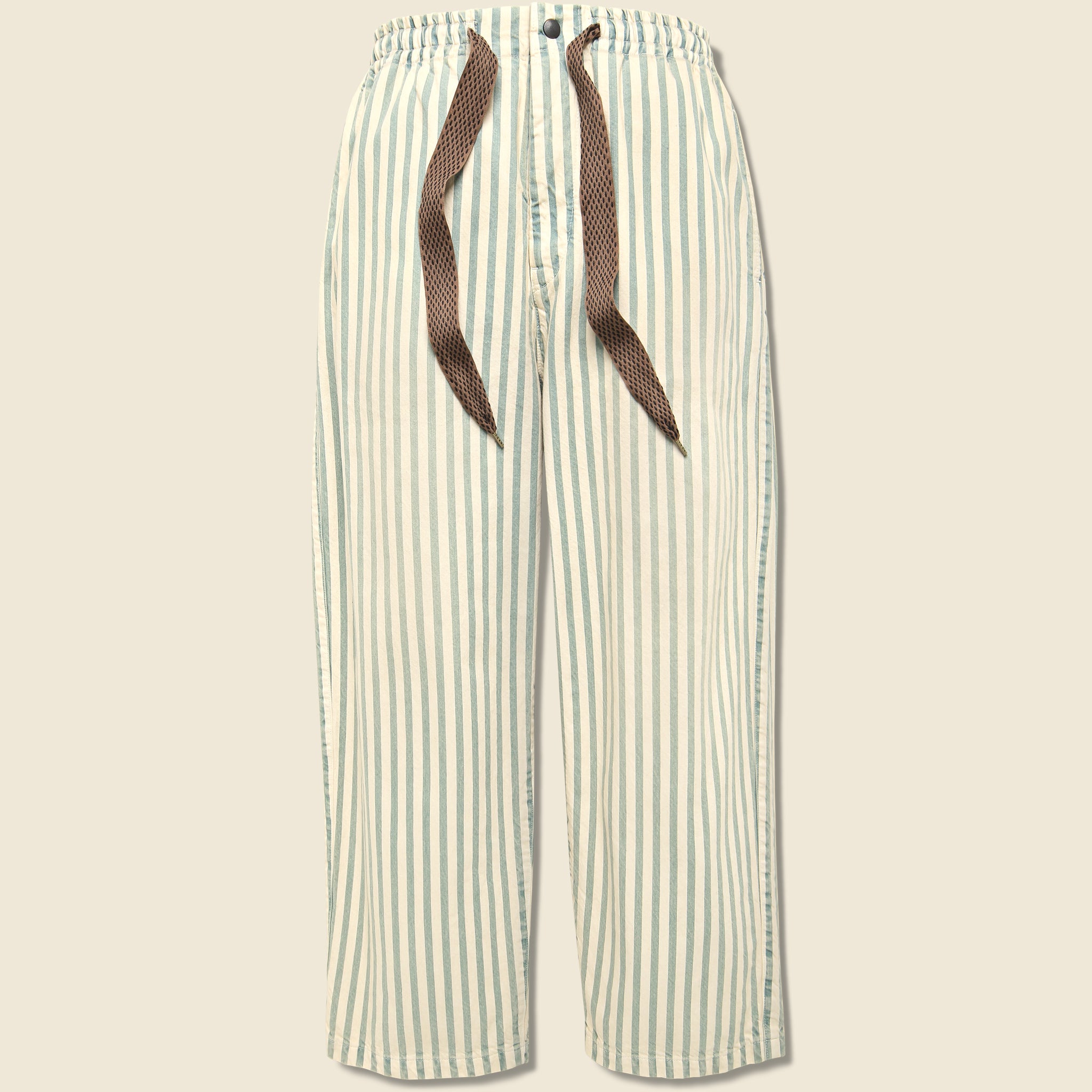 Hickoree Stripe Easy Pants - Light Indigo - Kapital - STAG Provisions - Pants - Lounge