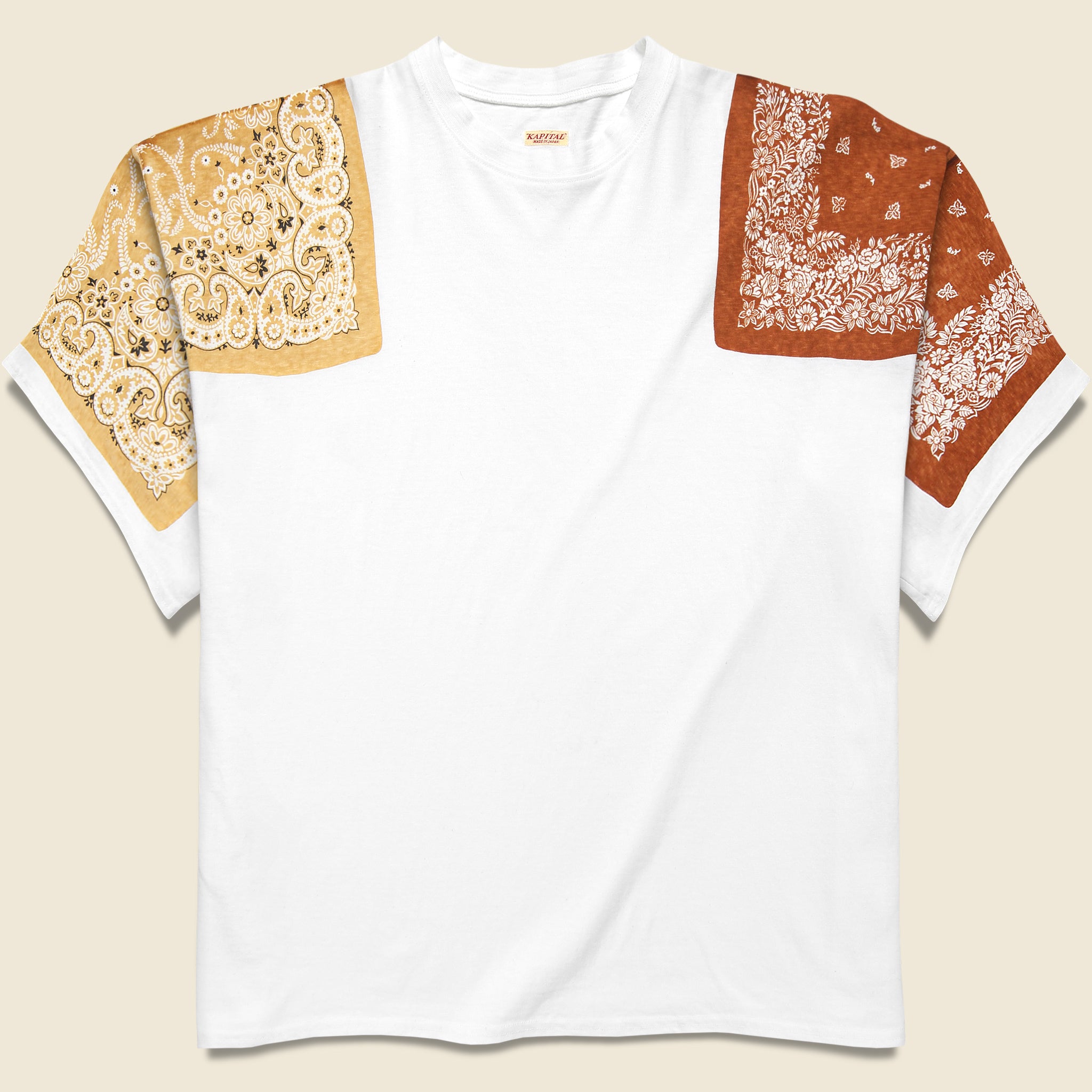 Bandana Huge-Tee - Light Brown - Kapital - STAG Provisions - Tops - S/S Tee