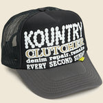 Kountry Pearl Trucker Cap - Black - Kapital - STAG Provisions - Accessories - Hats