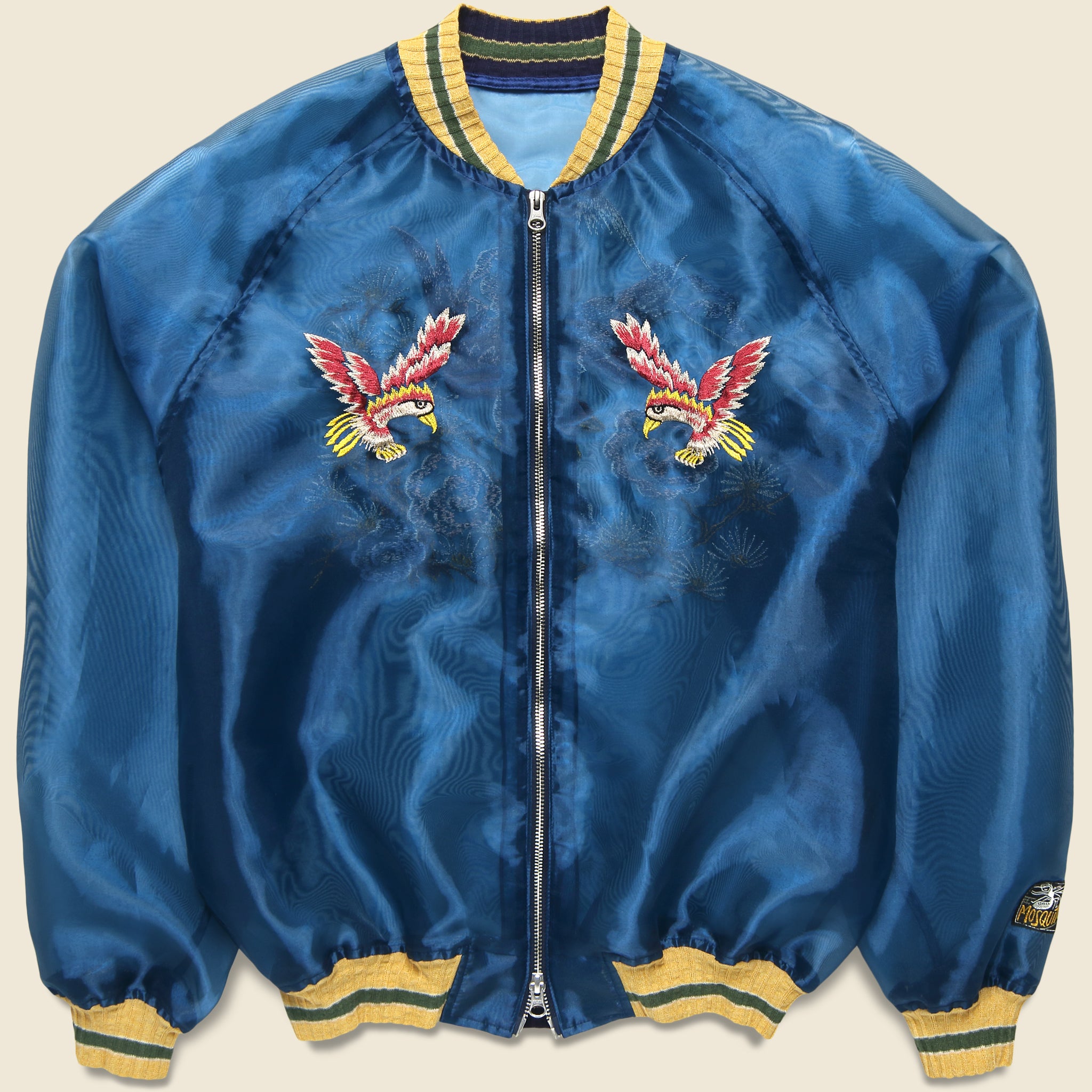 Eagle Sheer Pearl Souvenir Jacket - Dark Blue - Kapital - STAG Provisions - Outerwear - Coat / Jacket