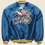 Eagle Sheer Pearl Souvenir Jacket - Dark Blue - Kapital - STAG Provisions - Outerwear - Coat / Jacket