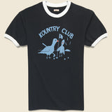 Kountry Club Ringer Tee - Black - Kapital - STAG Provisions - Tops - S/S Tee