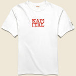 Kapital Brackets Rookie Tee - White - Kapital - STAG Provisions - Tops - S/S Tee