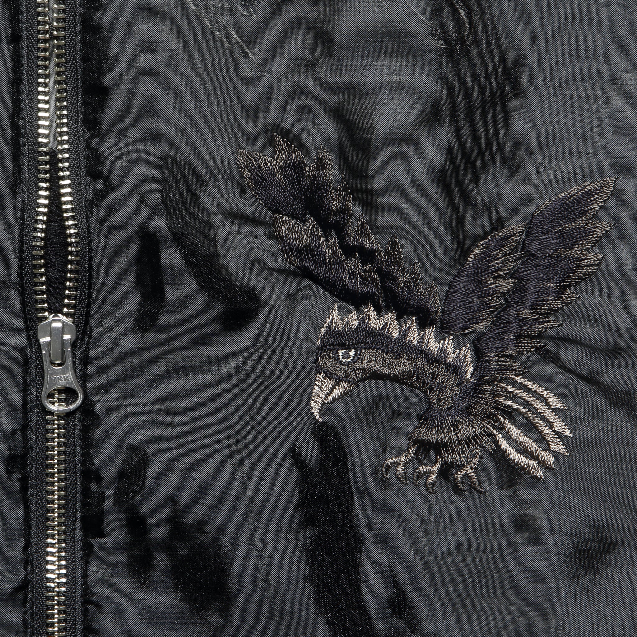 Sheer Pearl Raven & Skull Souvenir Jacket - Black - Kapital - STAG Provisions - Outerwear - Coat / Jacket