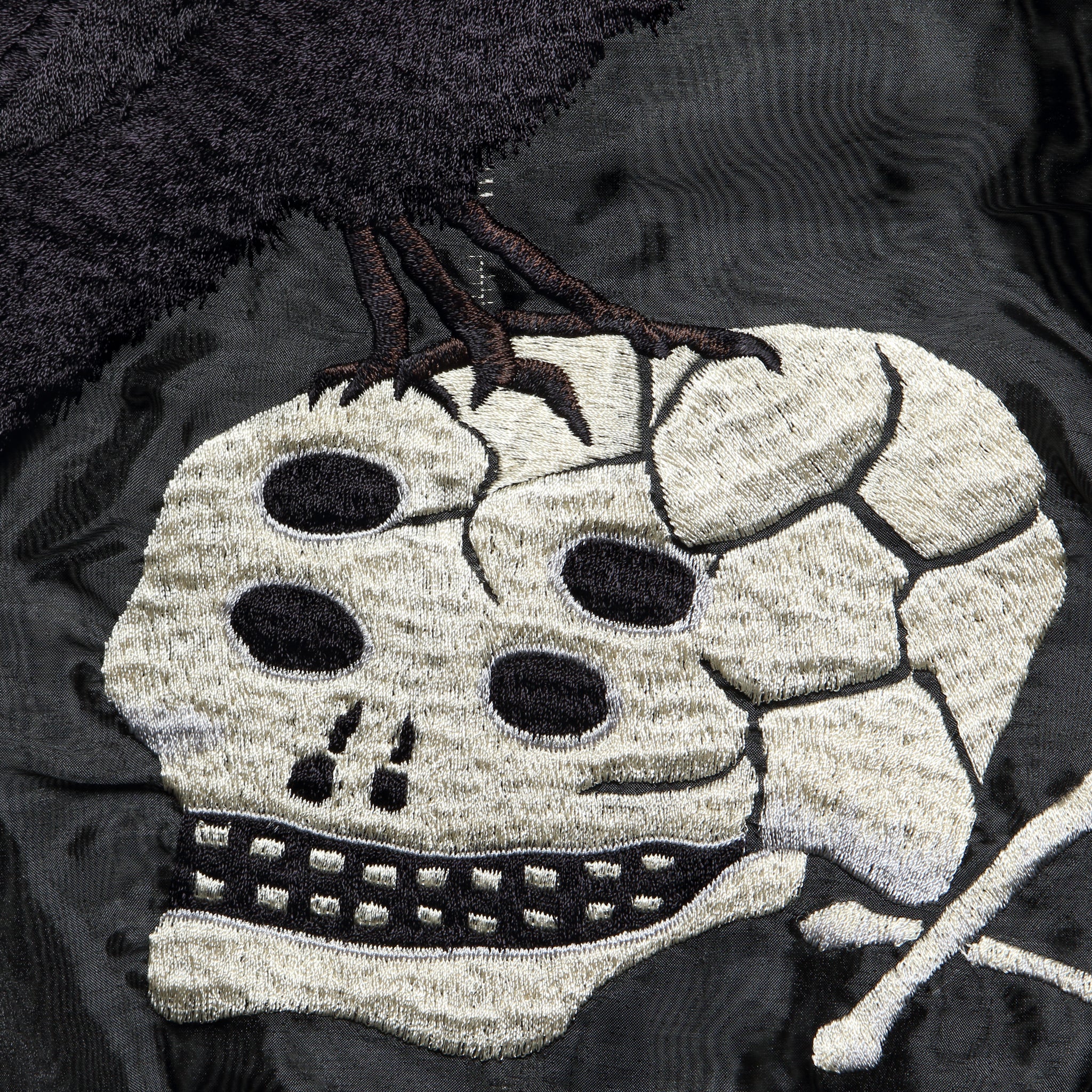 
                          Sheer Pearl Raven &amp; Skull Souvenir Jacket - Black - Kapital - STAG Provisions - Outerwear - Coat / Jacket
                        